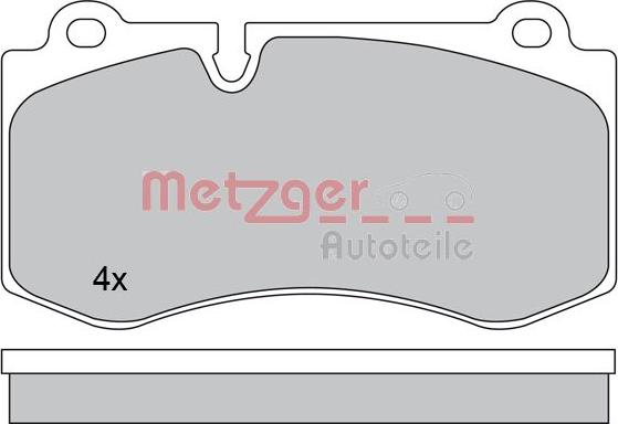 Metzger 1170383 - Kit pastiglie freno, Freno a disco autozon.pro