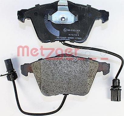 Metzger 1170268 - Kit pastiglie freno, Freno a disco autozon.pro