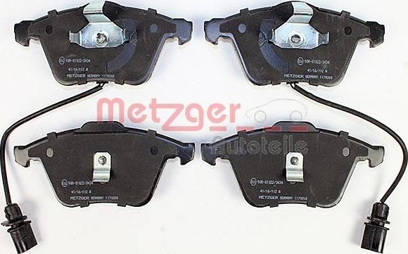 Metzger 1170268 - Kit pastiglie freno, Freno a disco autozon.pro