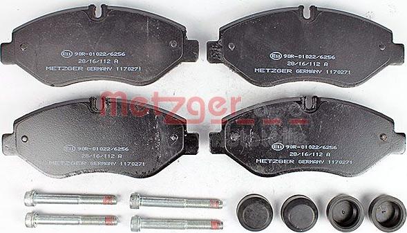 Metzger 1170271 - Kit pastiglie freno, Freno a disco autozon.pro