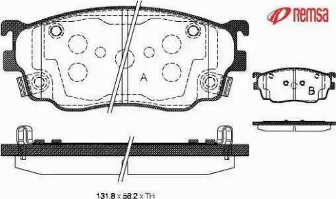 Metzger 1170751 - Kit pastiglie freno, Freno a disco autozon.pro