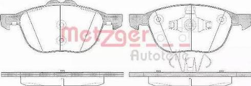 Metzger 1170765 - Kit pastiglie freno, Freno a disco autozon.pro