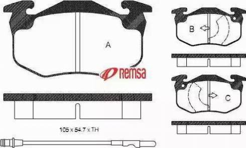 Metzger 1170710 - Kit pastiglie freno, Freno a disco autozon.pro