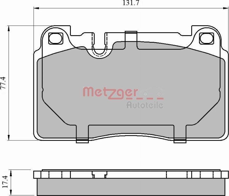 Metzger 1170789 - Kit pastiglie freno, Freno a disco autozon.pro