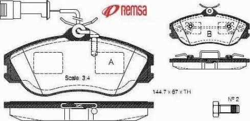 Metzger 1170721 - Kit pastiglie freno, Freno a disco autozon.pro