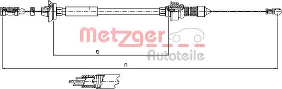 Metzger 1173.7 - Cavo acceleratore autozon.pro