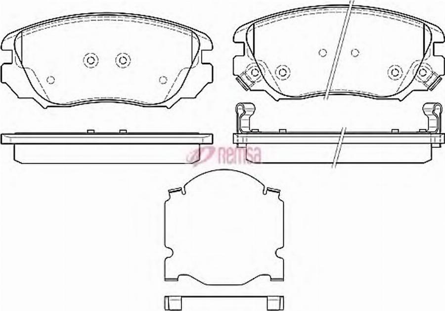 Metzger 1385.02 - Kit pastiglie freno, Freno a disco autozon.pro