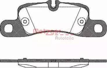 Metzger 1170778 - Kit pastiglie freno, Freno a disco autozon.pro