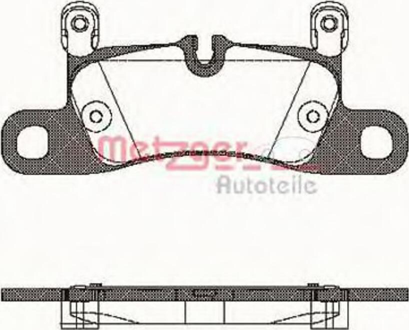 Metzger 137920 - Kit pastiglie freno, Freno a disco autozon.pro