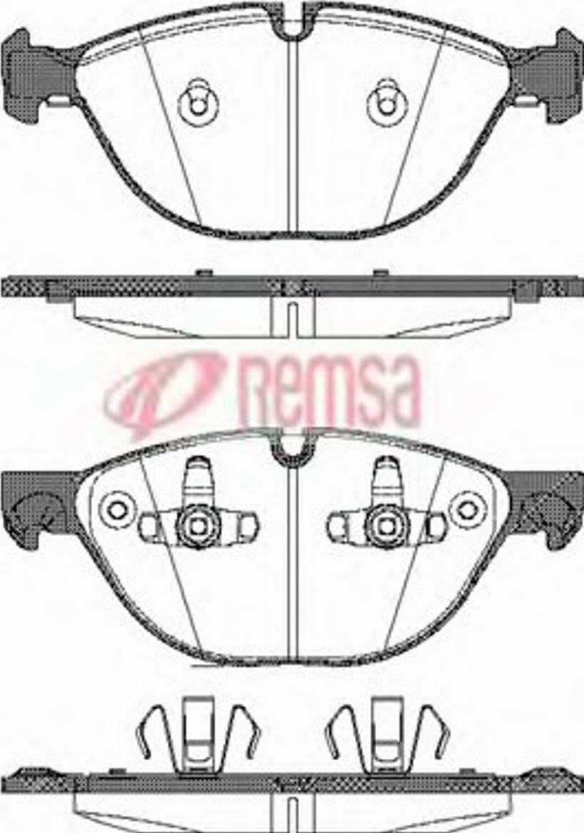 Metzger 1298.00 - Kit pastiglie freno, Freno a disco autozon.pro