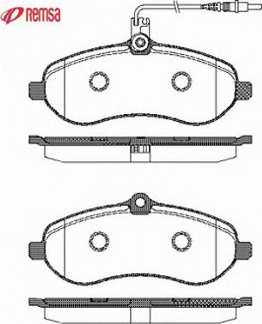 Metzger 129201 - Kit pastiglie freno, Freno a disco autozon.pro