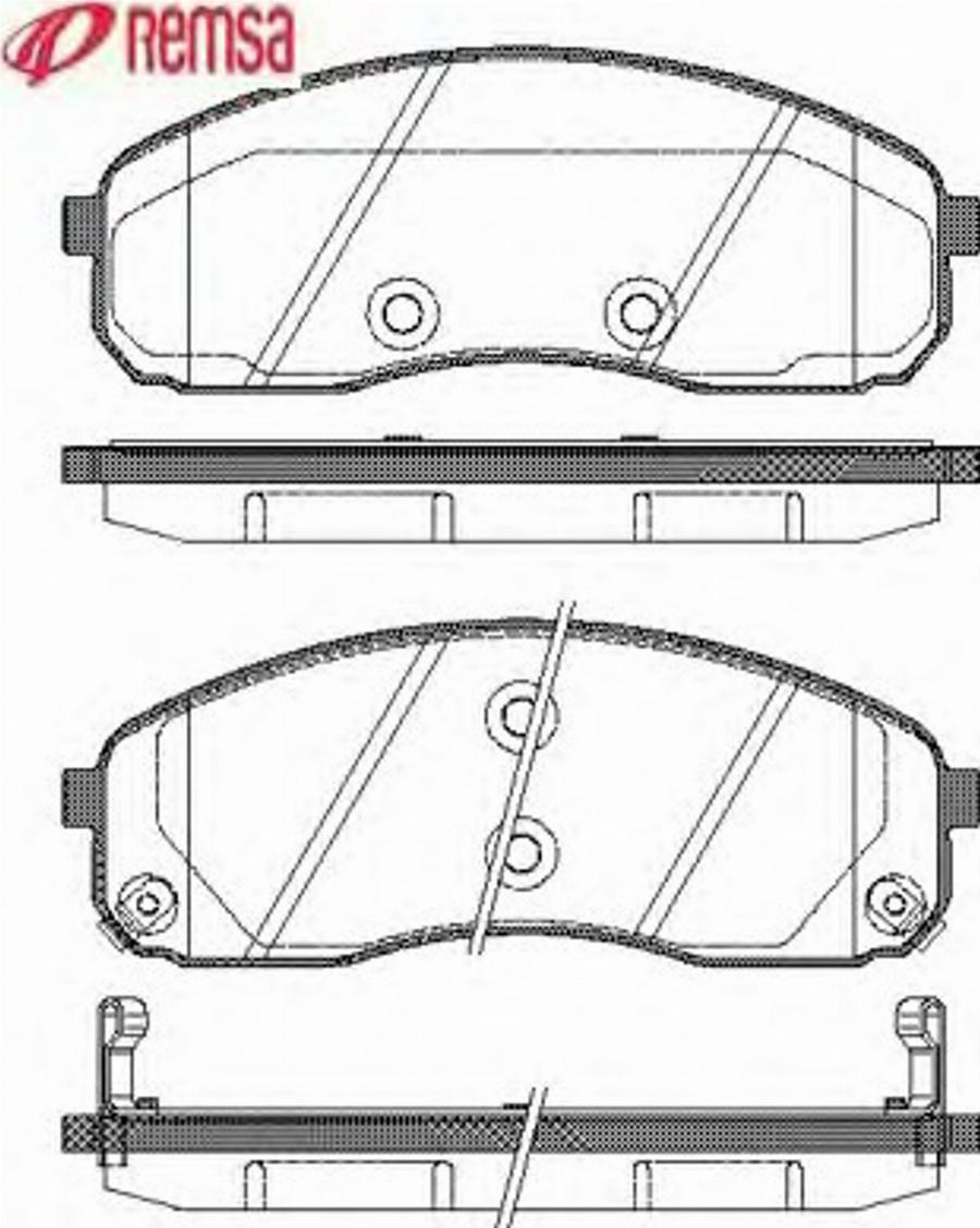 Metzger 124402 - Kit pastiglie freno, Freno a disco autozon.pro