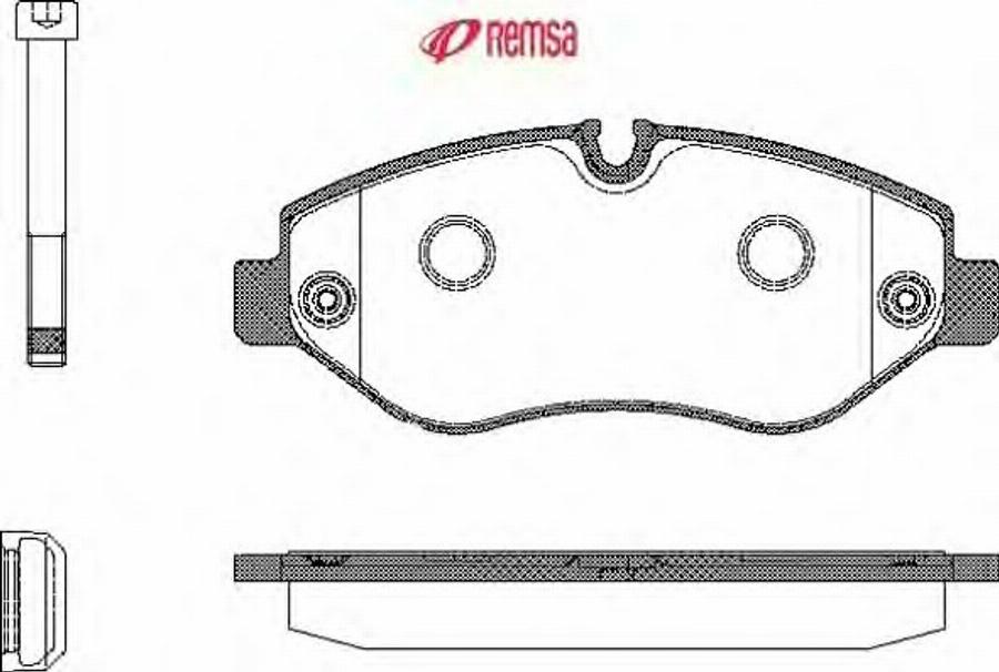 Metzger 124500 - Kit pastiglie freno, Freno a disco autozon.pro