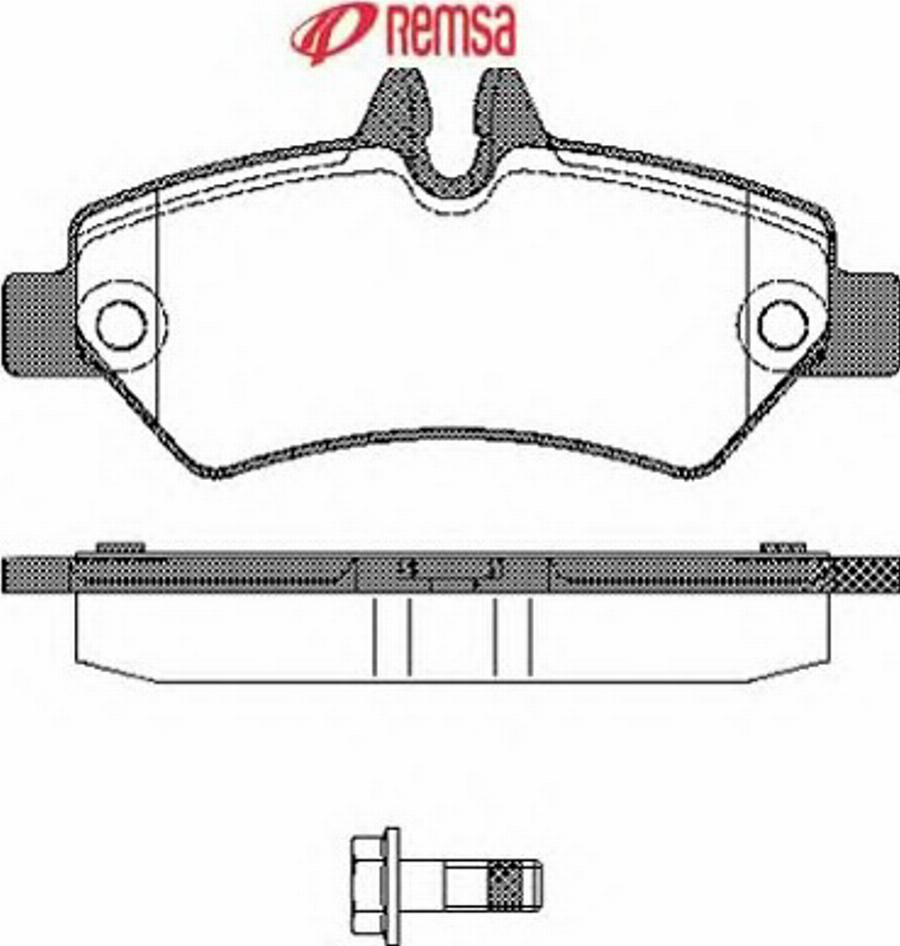 Metzger 124600 - Kit pastiglie freno, Freno a disco autozon.pro