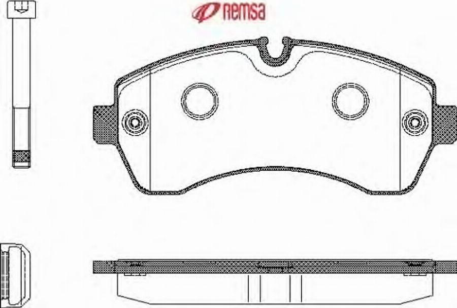 Metzger 124380 - Kit pastiglie freno, Freno a disco autozon.pro