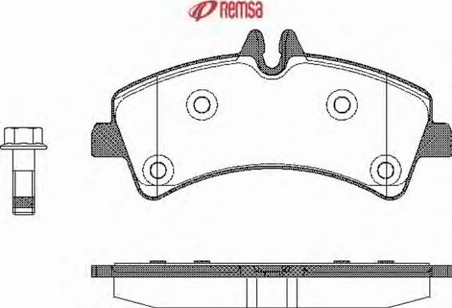 Metzger 124780 - Kit pastiglie freno, Freno a disco autozon.pro