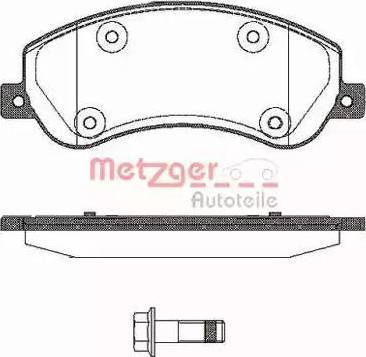 Metzger 1170774 - Kit pastiglie freno, Freno a disco autozon.pro