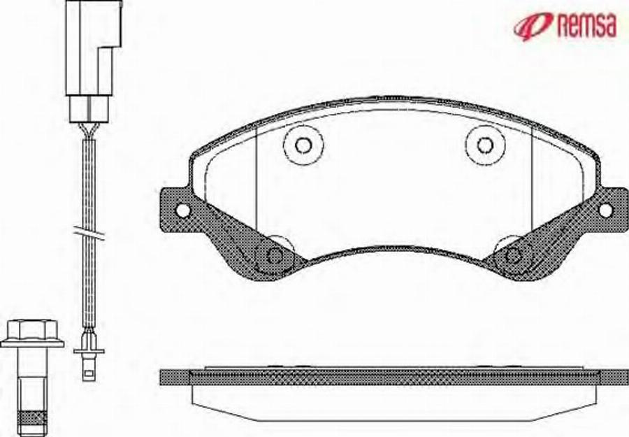 Metzger 1251.02 - Kit pastiglie freno, Freno a disco autozon.pro