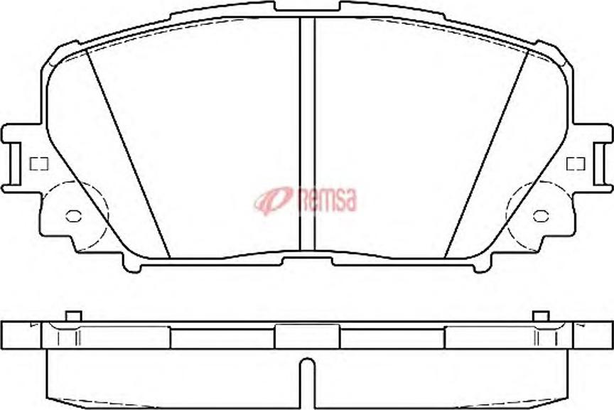 Metzger 1258.00 - Kit pastiglie freno, Freno a disco autozon.pro