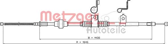 Metzger 17.2294 - Cavo comando, Freno stazionamento autozon.pro