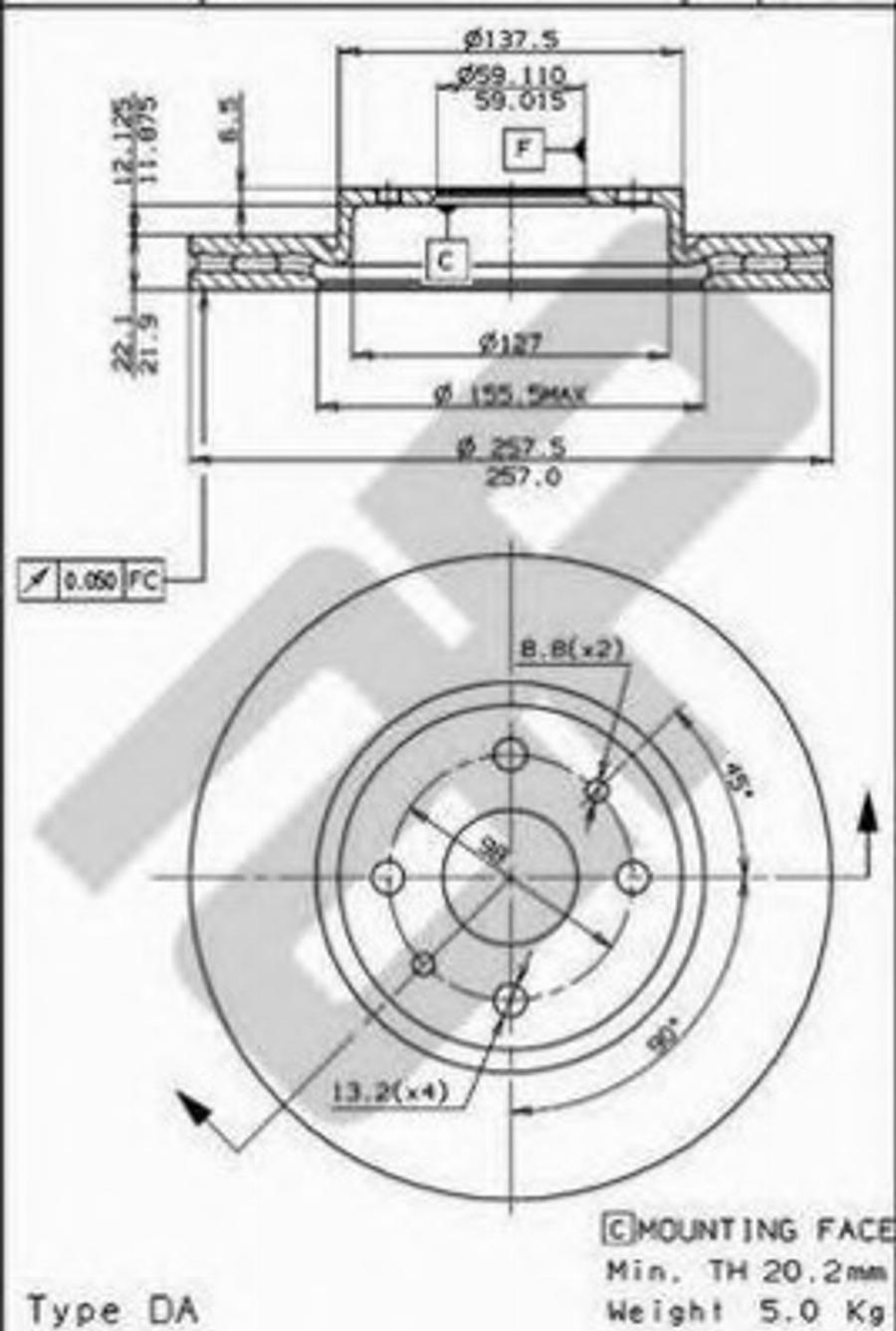 Metzger 24584 - Discofreno autozon.pro