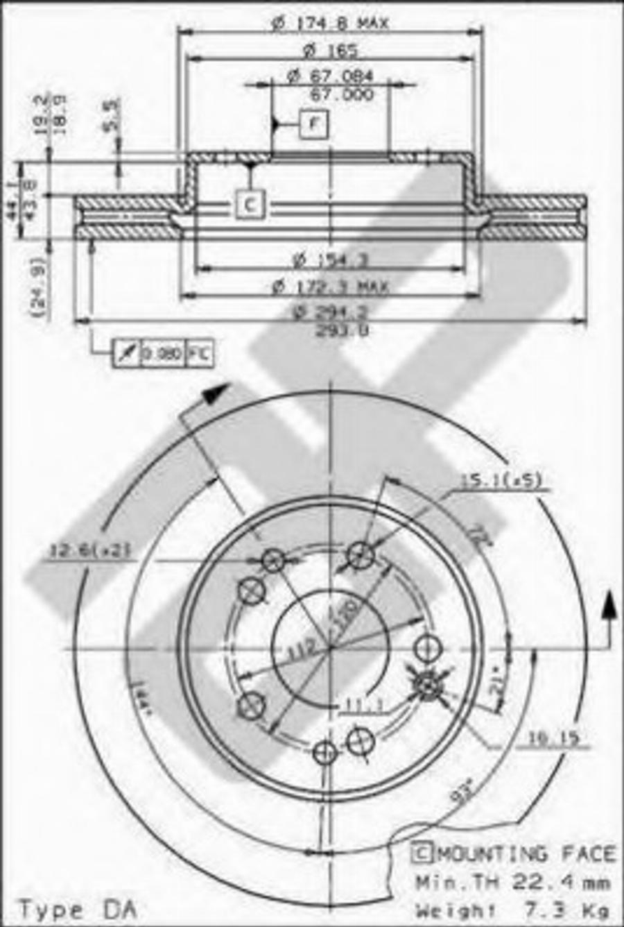 Metzger 24615 - Discofreno autozon.pro