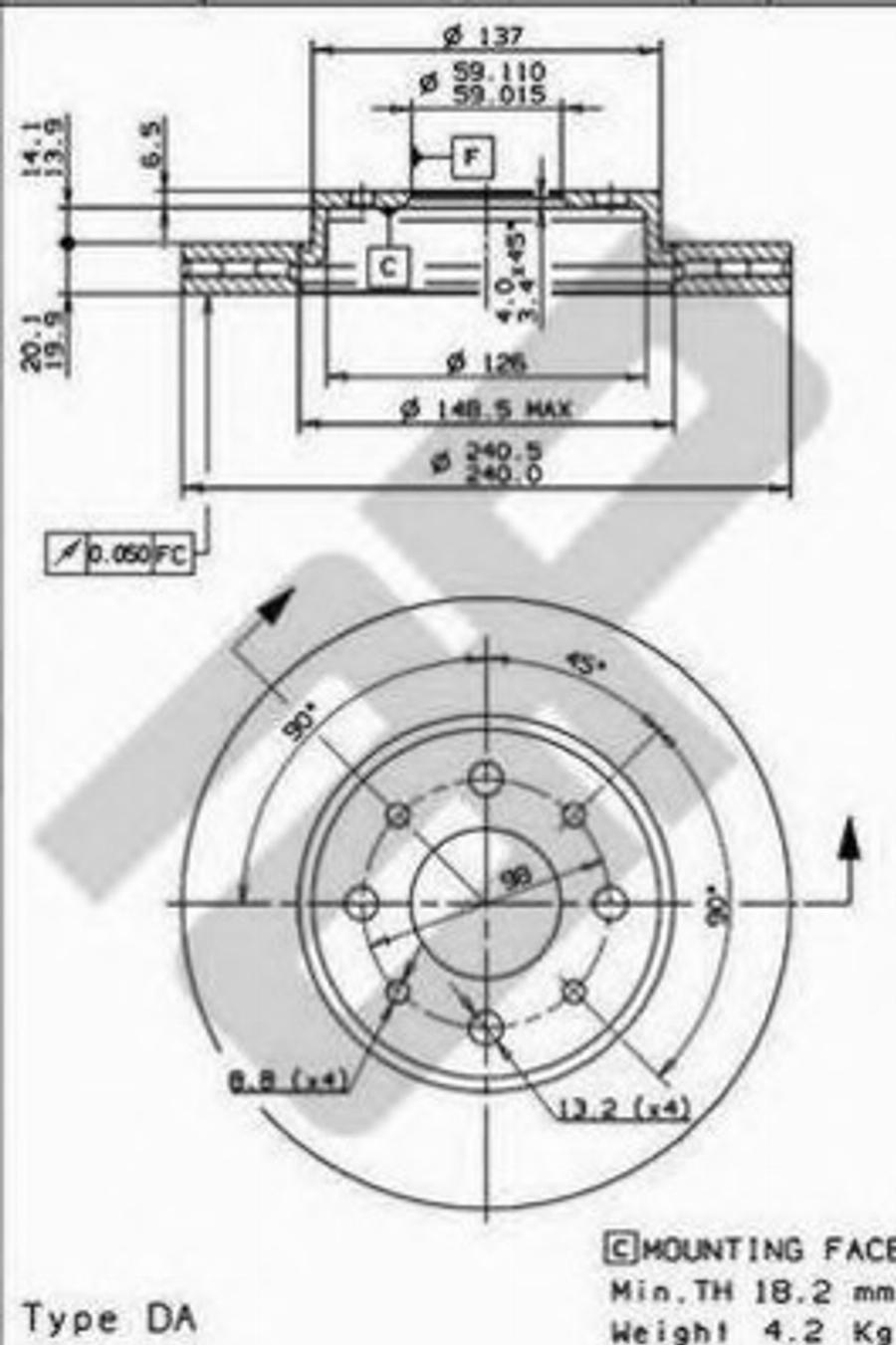 Metzger 24815 - Discofreno autozon.pro