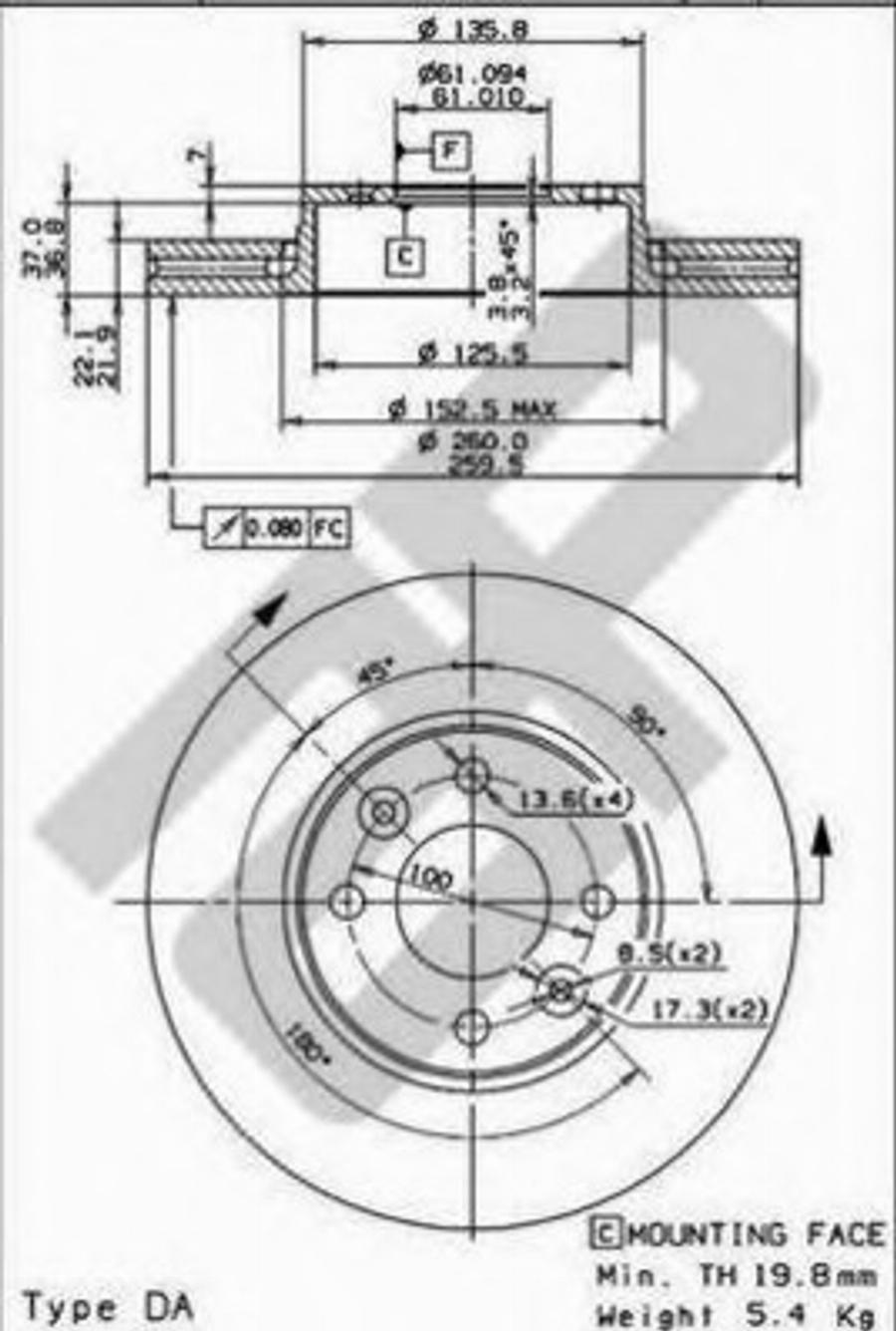 Metzger 24825 - Discofreno autozon.pro