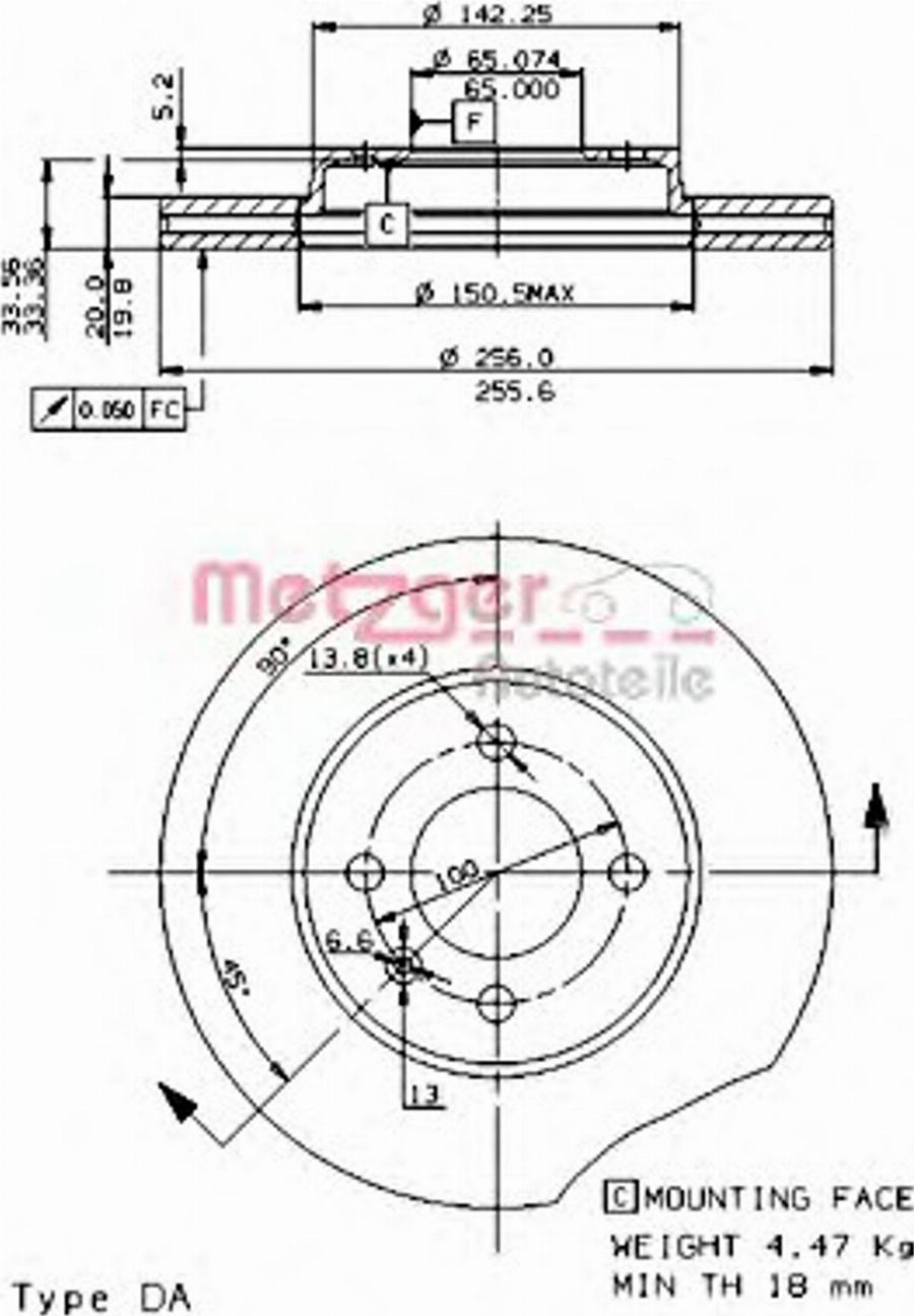 Metzger 24217E - Discofreno autozon.pro