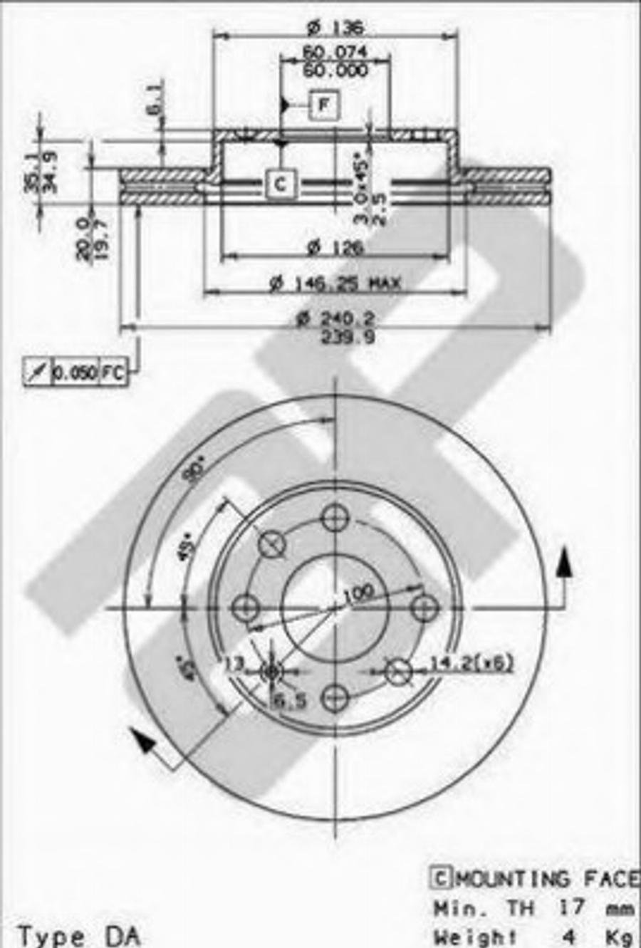 Metzger 24221 - Discofreno autozon.pro