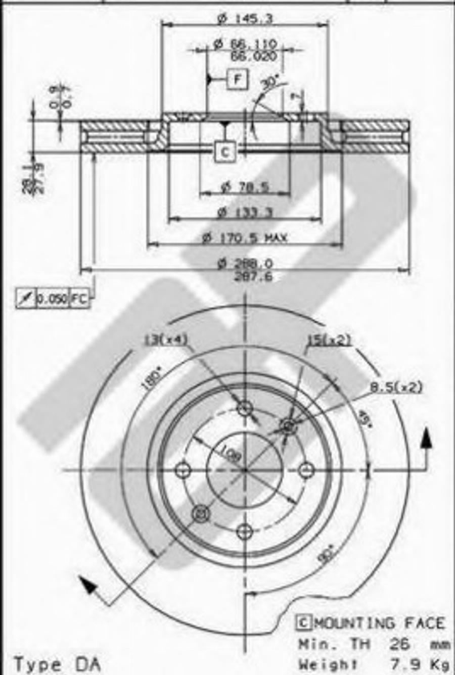 Metzger 24761 - Discofreno autozon.pro