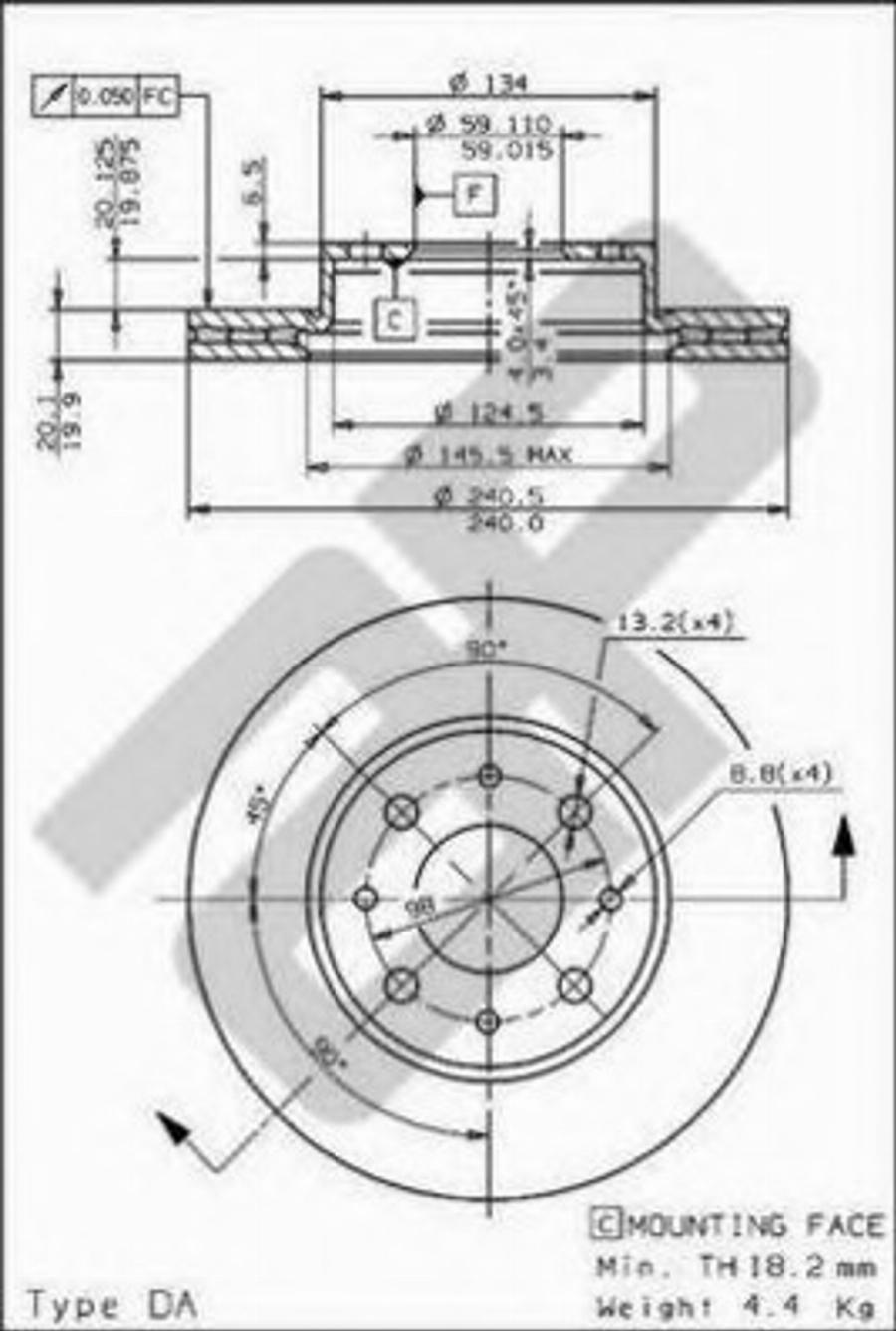 Metzger 24706 - Discofreno autozon.pro