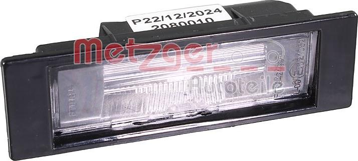 Metzger 2080010 - Luce targa autozon.pro