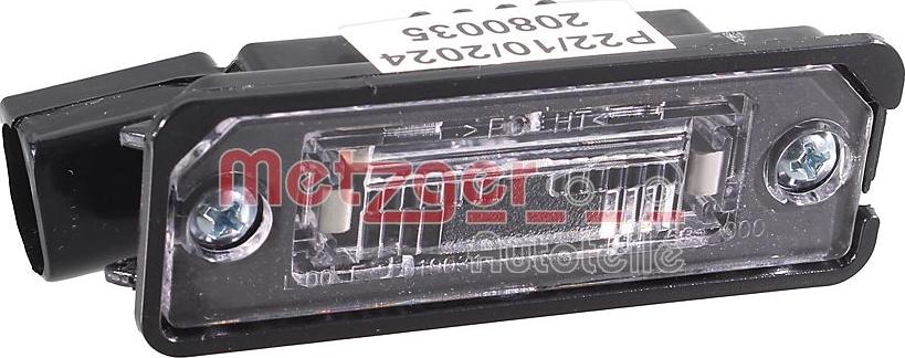 Metzger 2080035 - Luce targa autozon.pro