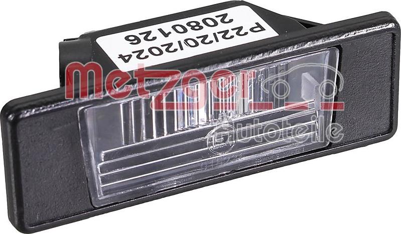 Metzger 2080126 - Luce targa autozon.pro