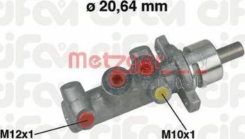 Metzger 202-416 - Cilindro maestro del freno autozon.pro