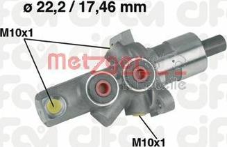 Metzger 202-175 - Cilindro maestro del freno autozon.pro