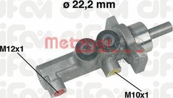 Metzger 202-381 - Cilindro maestro del freno autozon.pro