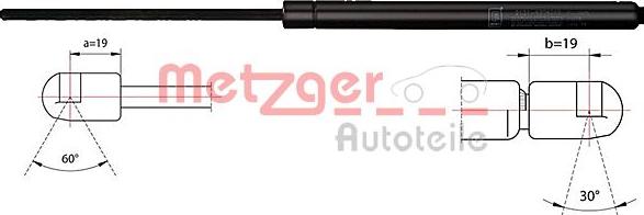 Metzger 2110476 - Ammortizzatore pneumatico,Lunotto posteriore autozon.pro