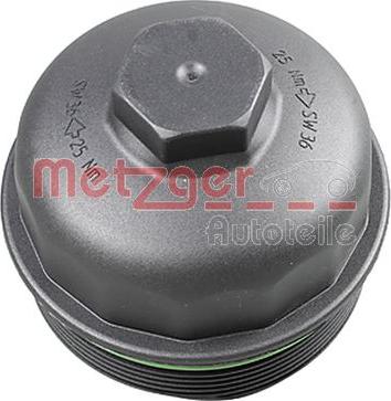 Metzger 2370071 - Calotta, Carter filtro olio autozon.pro