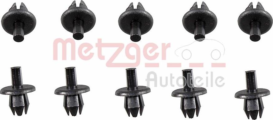 Metzger 2280012 - Clip, Fregio / Modanatura protettiva autozon.pro