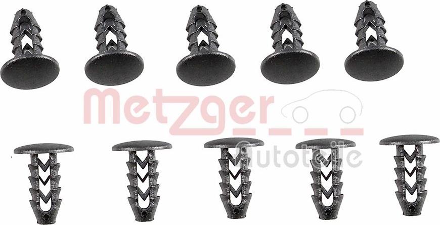 Metzger 2280017 - Clip, Fregio / Modanatura protettiva autozon.pro