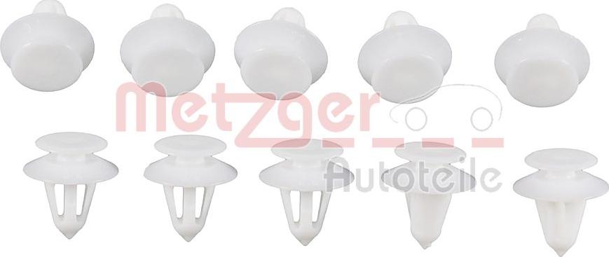 Metzger 2280025 - Clip, Fregio / Modanatura protettiva autozon.pro