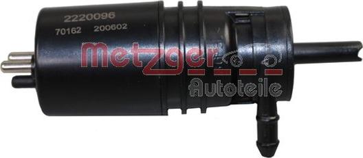 Metzger 2220096 - Pompa acqua lavaggio, Pulizia cristalli autozon.pro