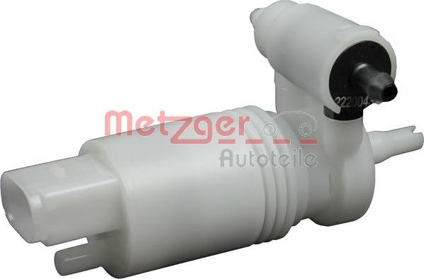 Metzger 2220043 - Pompa acqua lavaggio, Pulizia cristalli autozon.pro