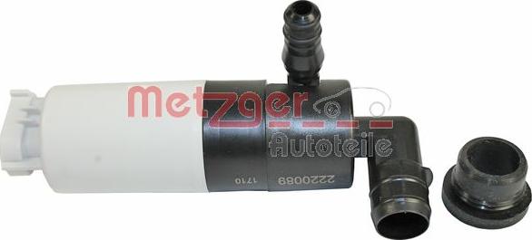 Metzger 2220089 - Pompa acqua lavaggio, Pulizia cristalli autozon.pro