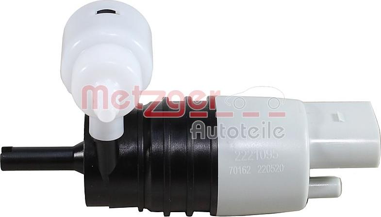 Metzger 2221095 - Pompa acqua lavaggio, Pulizia cristalli autozon.pro