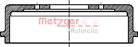 Metzger BT 1050 - Tamburo freno autozon.pro