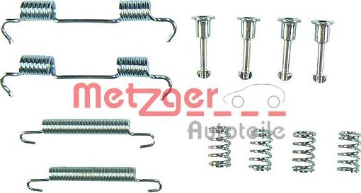 Metzger KR 780 - Kit ganasce, Freno stazionamento autozon.pro