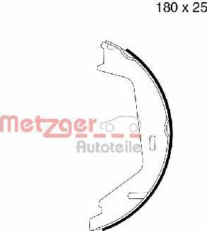 Metzger MG 998 - Kit ganasce, Freno stazionamento autozon.pro